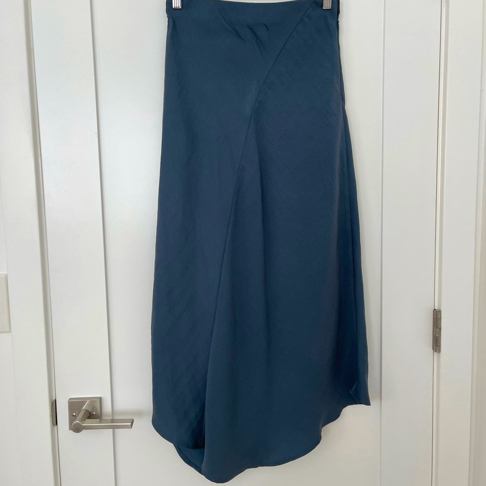 Zara XS Asymmetric Maxi Skirt